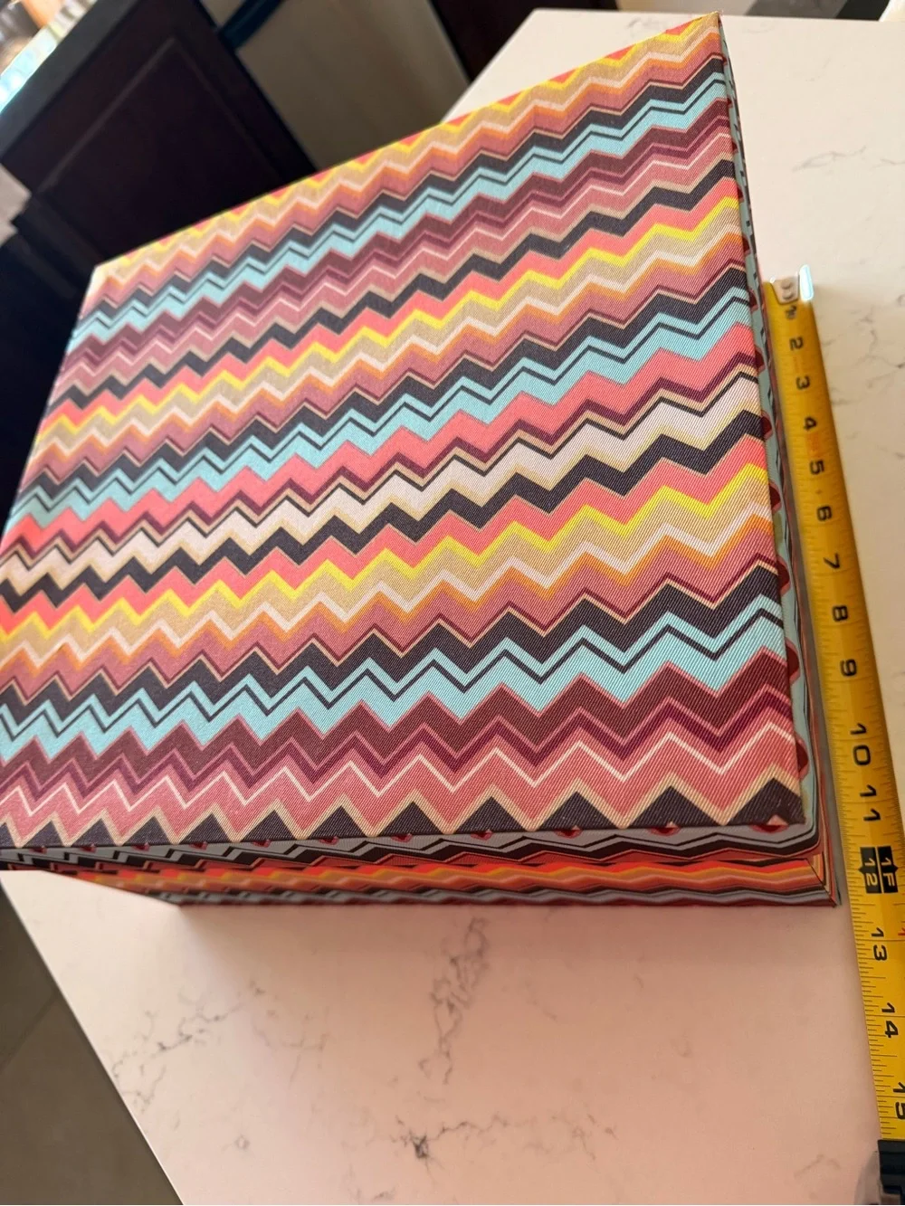 Missoni for Target Chevron Storage Box Bin with Lid Organizer